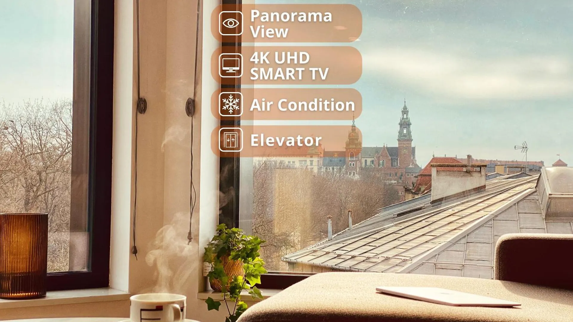 Panorama View By Mint Apartment Cracovia